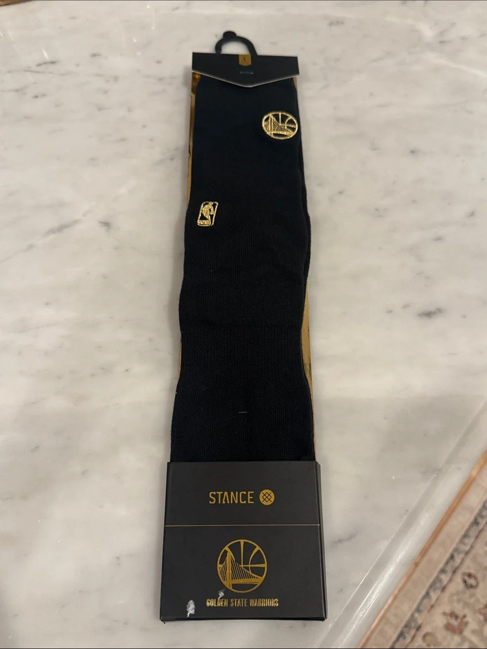 Stance Black & Gold Golden State Warriors Taille Socks